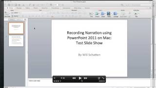 powerpoint 2011 for mac make a video without losing narration